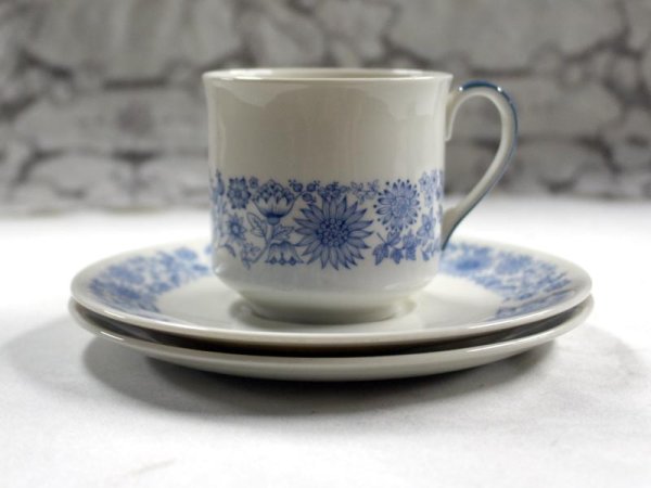 画像4: ロイヤルドルトン(Royal Doulton) cranboune トリオ5客セット  (4)