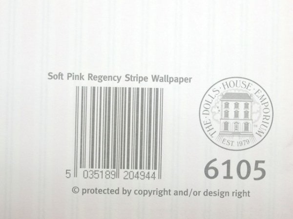 1/12サイズのドールハウス用ミニチュア壁紙　42cm x 60cmです