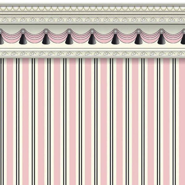 1/12サイズのドールハウス用ミニチュア壁紙　42cm x 60cmです