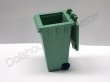 画像3: キャスター付ゴミ箱　グリーン (3)