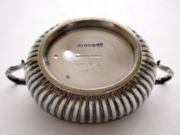 画像4: シルバープレート　シュガーポット（小）　 (4)