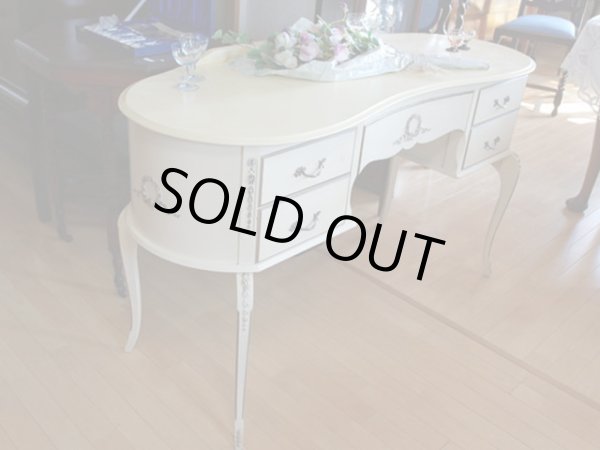 画像4: ドレッサーテーブル ホワイト (4)