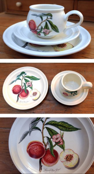 画像5: カップ＆ソーサー・プレート　６客セット　ポートメリオン/Portmeirion ポモナ/Pomona (5)