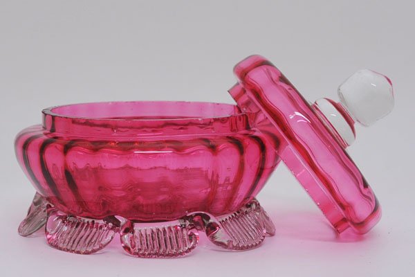 画像5: ガラス器（ボンボン入れ） (5)