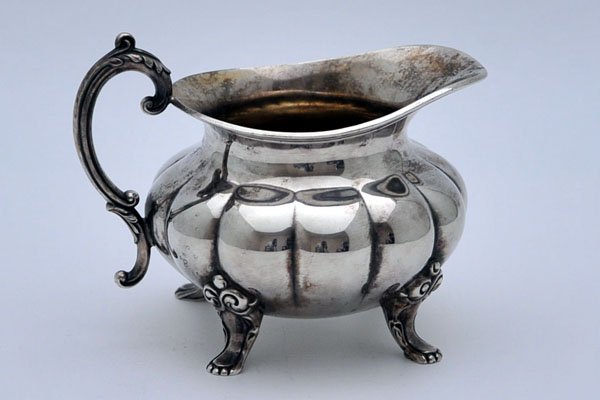 画像10: シルバープレート ティー・サービスセット Heirloom Silverplate Melon (10)