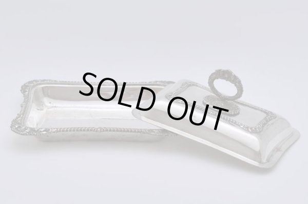 画像5: シルバー　サービング・トレイ/ディッシュ　蓋付 (5)