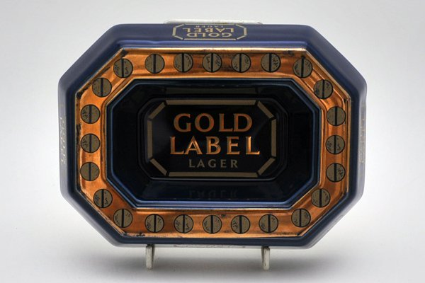 画像2: 灰皿 （Gold Label Beer） (2)