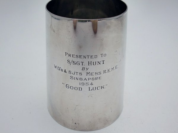 画像2: シルバープレート　ビアマグ　1954年 (2)