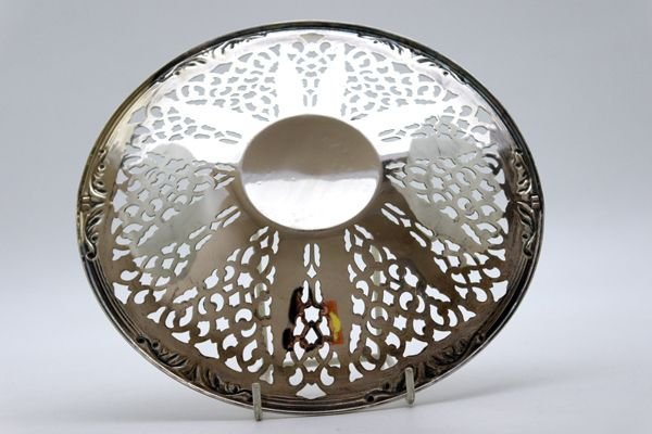 画像2: シルバー　フルーツ入れ (2)