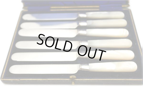 画像2: ナイフセット　シルバー＆マザー・オブ・パール (2)