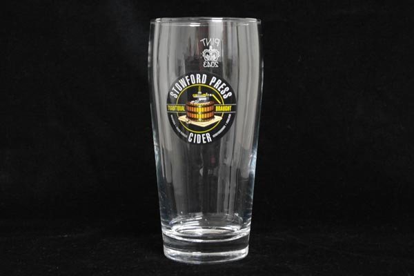 画像1: パイント  グラス  STOWFORD PRESS CIDER  Glass (1)