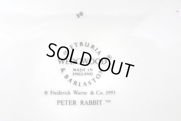 画像4: ウェッジウッド(Wedgewood) イヤープレート ピーターラビット 1993年 (4)