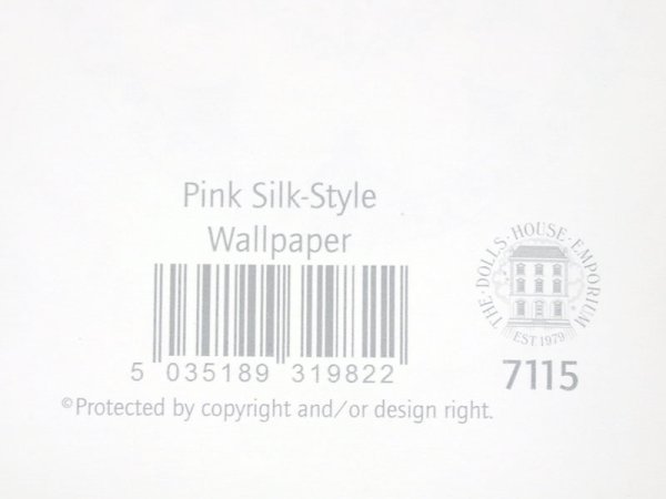 1/12サイズのドールハウス用ミニチュア壁紙　42cm x 60cmです