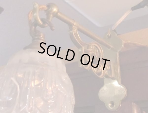 画像3: ウォールランプ　ブラケット　真鋳　 (3)