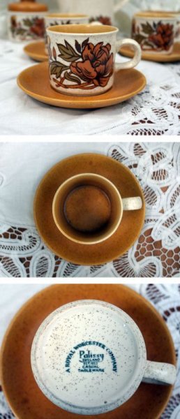 画像2: ロイヤル ウースター パリシー コーヒー サービス セット (2)