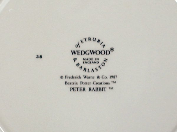画像4: ウェッジウッド(Wedgewood) ピーターラビット クリスマスプレート 1987年 (4)