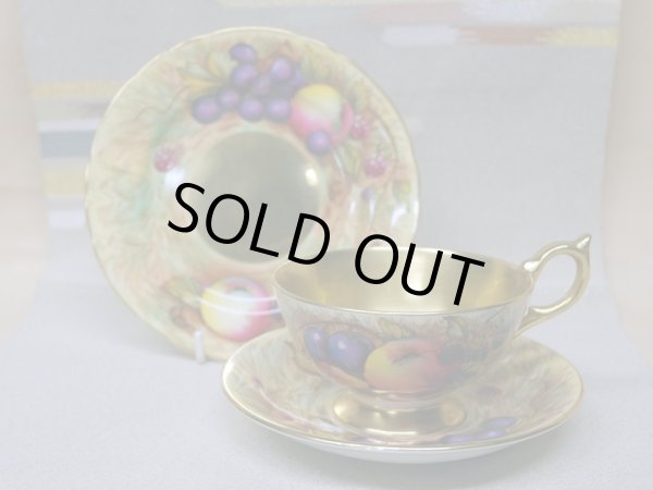 画像3: トリオ　Aynsley (エインズレイ)   Orchard Fruit /オーチャード フルーツ　２２金 (3)