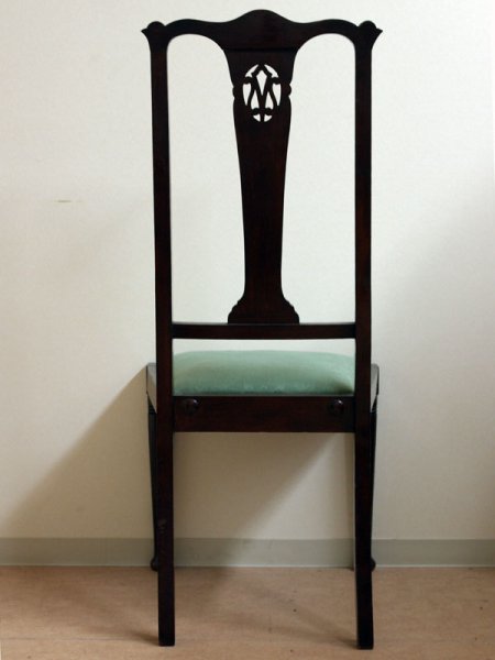 画像5: クイーンアンスタイル　アーム無し　１脚　張替済み (5)