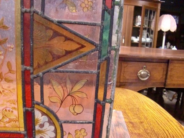 画像3: ステンドグラス (エナメル彩色の女性画付き) 1 (3)