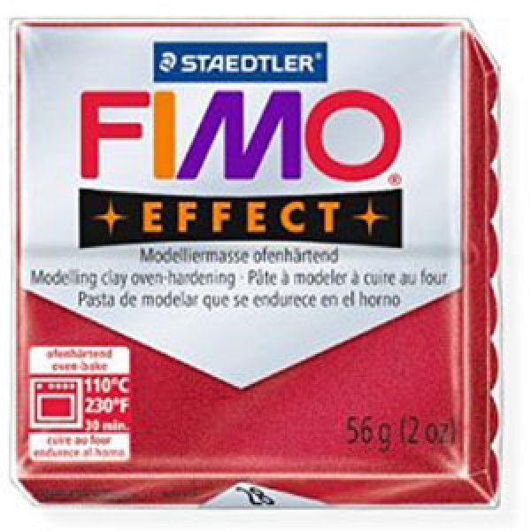 画像1: ステッドラー STAEDTLER  フィモ　エフェクト 56g メタリックルビーレッド (1)
