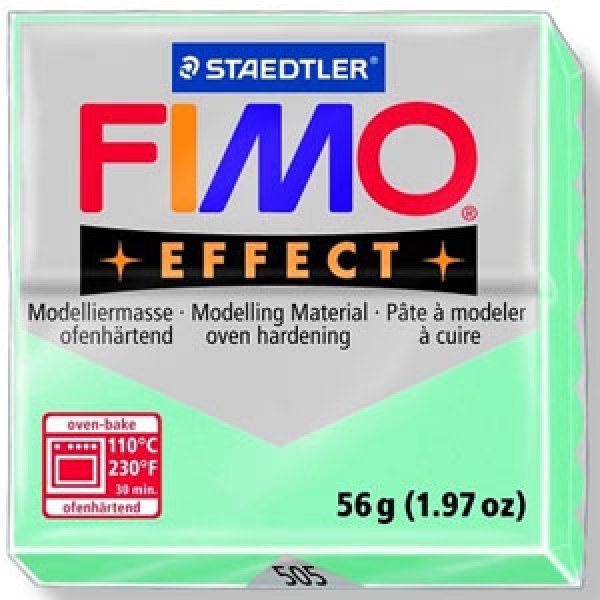 画像1: ステッドラー STAEDTLER  フィモ　エフェクト 56g パステルカラー　ミント (1)