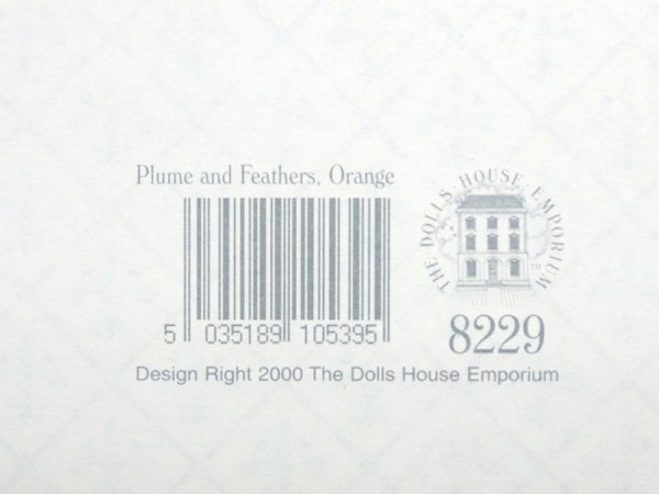 1/12サイズのドールハウス用ミニチュア壁紙　42cm x 60cmです