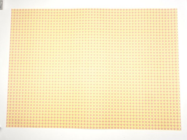 1/12サイズのドールハウス用ミニチュア壁紙　42cm x 60cmです