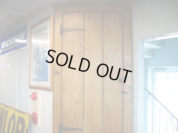 画像2: オールドパイン　コーナーカバード　Corner Cupboard (2)