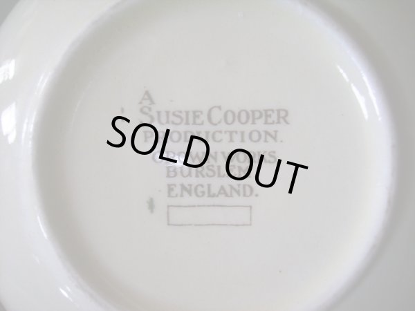 画像4: スージークーパー(Susie Cooper)　ドレスデン・スプレイ (Dresden Spray)　スープカップ（１）（２）（３）（４）　4客セット (4)