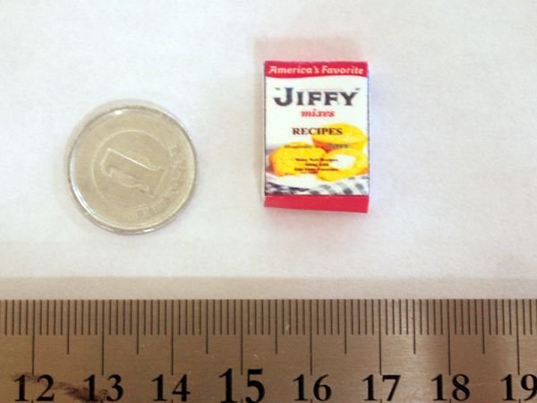 ミニチュア　1/12サイズのパッケージ