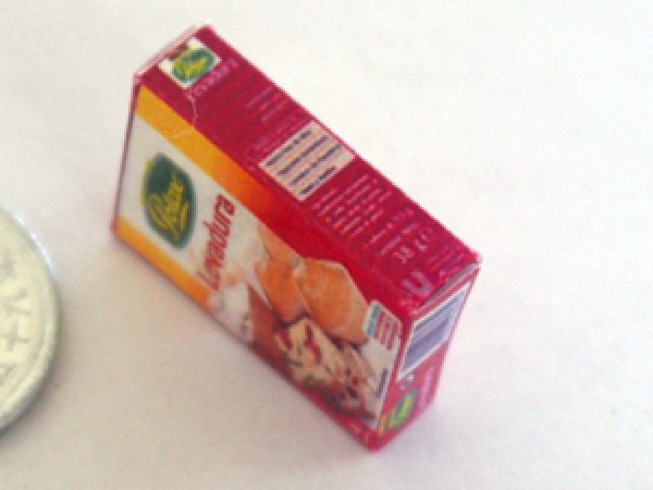 ミニチュア　1/12サイズのパッケージ