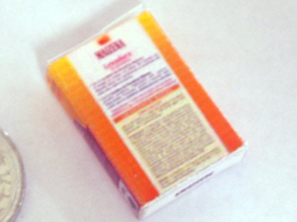 ミニチュア　1/12サイズのパッケージ