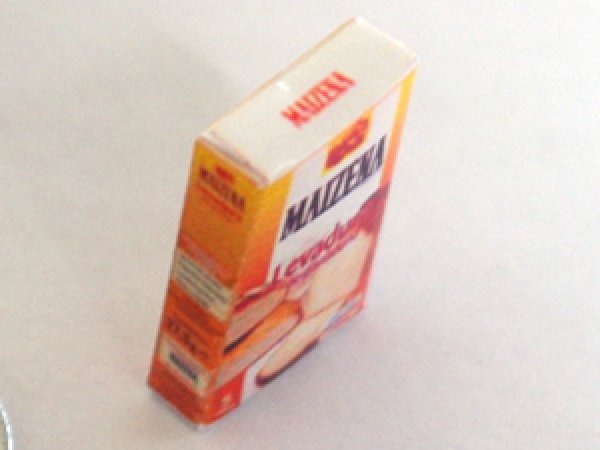 ミニチュア　1/12サイズのパッケージ