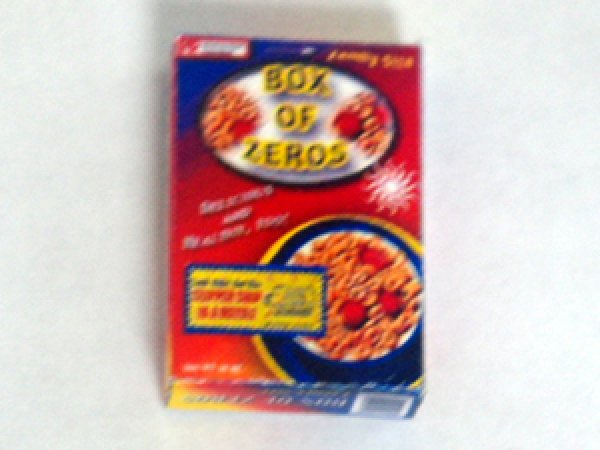 ミニチュア　1/12サイズのパッケージ