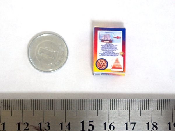 ミニチュア　1/12サイズのパッケージ