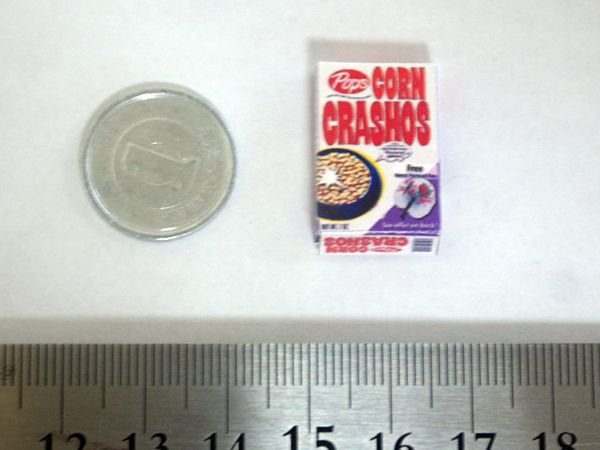 ミニチュア　1/12サイズのパッケージ