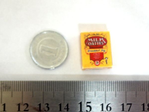 ミニチュア　1/12サイズのパッケージ