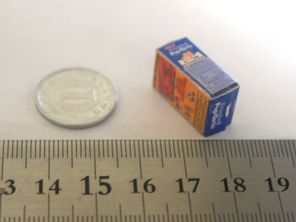 ミニチュア　1/12サイズのパッケージ