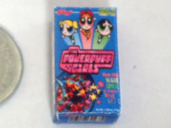 ミニチュア　1/12サイズのパッケージ