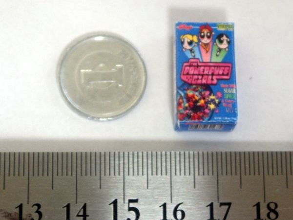 ミニチュア　1/12サイズのパッケージ