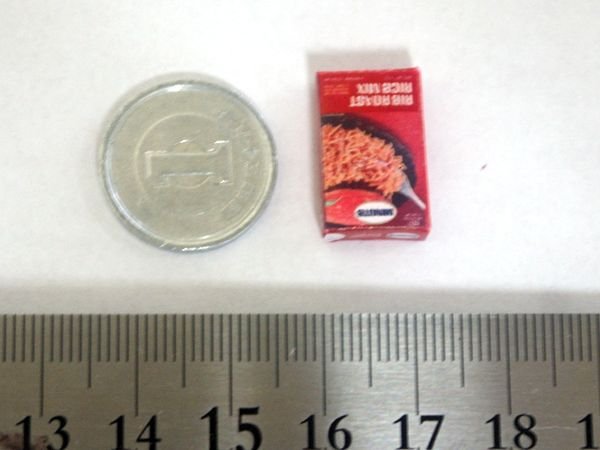 ミニチュア　1/12サイズのパッケージ