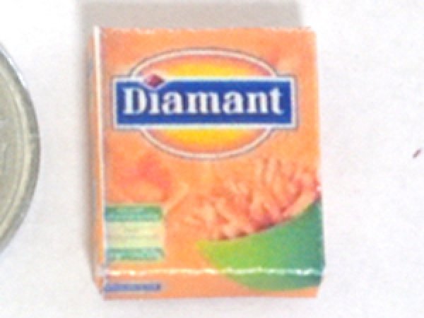 ミニチュア　1/12サイズのパッケージ