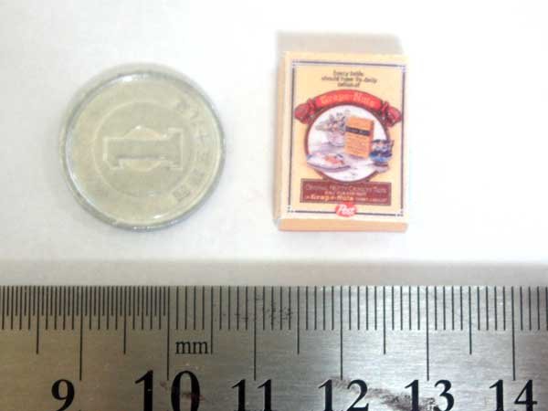 ミニチュア　1/12サイズのパッケージ