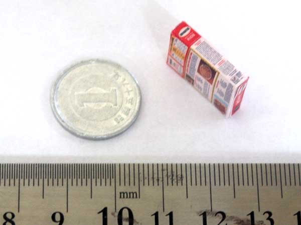 ミニチュア　1/12サイズのパッケージ