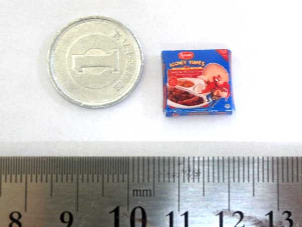 ミニチュア　1/12サイズのパッケージ