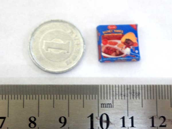 ミニチュア　1/12サイズのパッケージ