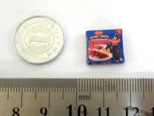 ミニチュア　1/12サイズのパッケージ