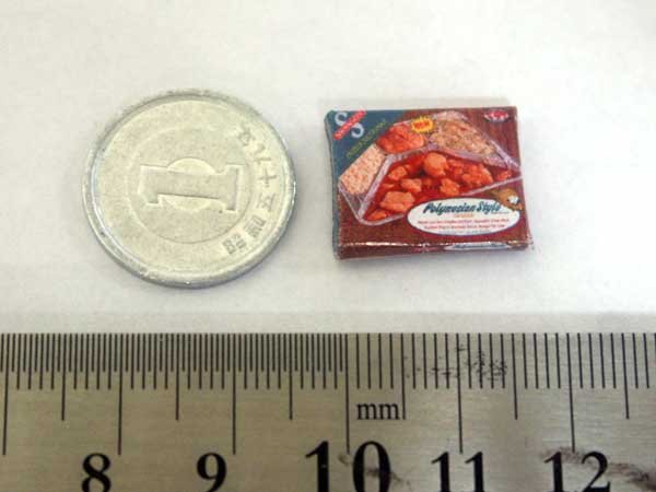 ミニチュア　1/12サイズのパッケージ