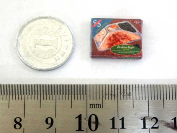 ミニチュア　1/12サイズのパッケージ