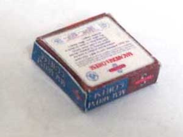 ミニチュア　1/12サイズのパッケージ